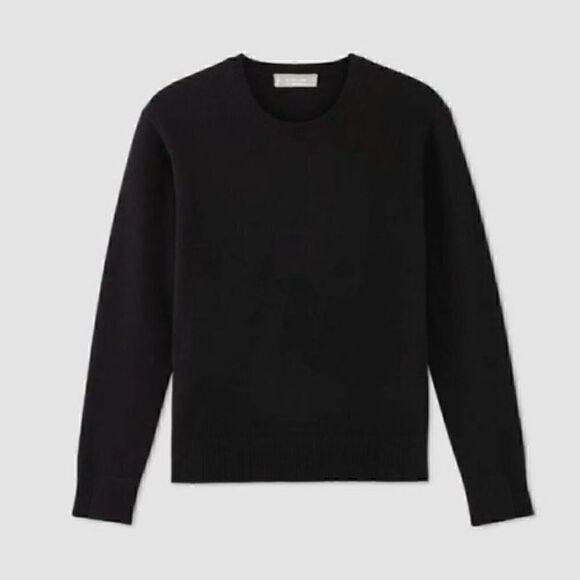& NEW Everlane The Cashmere Crew Sweater Black Small - Picture 6 of 6